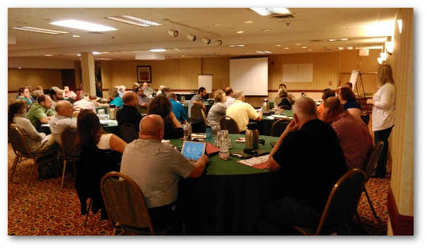 The management summit took place in State College June 7-8. Photo taken by Brenda Shambaugh. 
